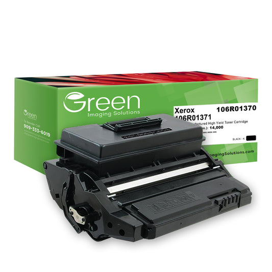 Green Imaging Solutions USA Remanufactured High Yield Toner Cartridge for Xerox 106R01371/106R01370