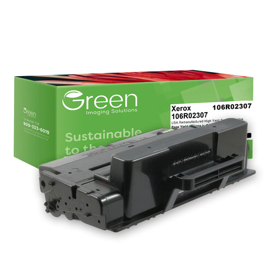 Green Imaging Solutions USA Remanufactured High Yield Toner Cartridge for Xerox 106R02307