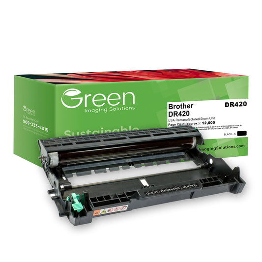Green Imaging Solutions USA Remanufactured Drum Unit for Brother DR420