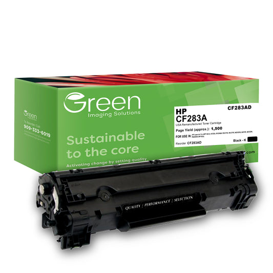 GIS USA Remanufactured Toner Cartridge for HP CF283A (HP 83A)