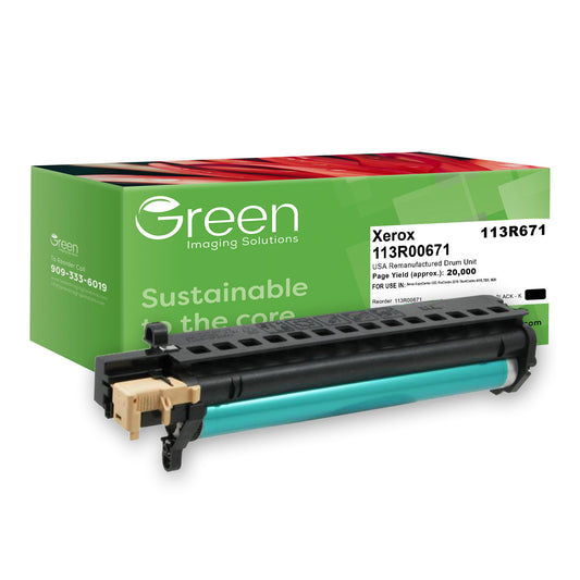 Green Imaging Solutions USA Remanufactured Drum Unit for Xerox 113R00671