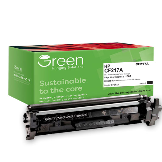 GIS USA Remanufactured Toner Cartridge for HP CF217A (HP 17A)