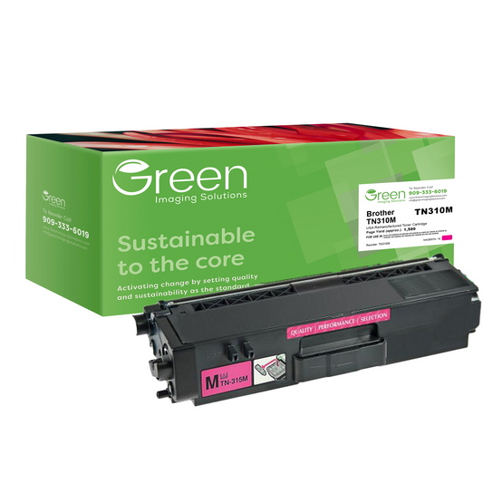 Green Imaging Solutions USA Remanufactured Magenta Toner Cartridge for Brother TN310